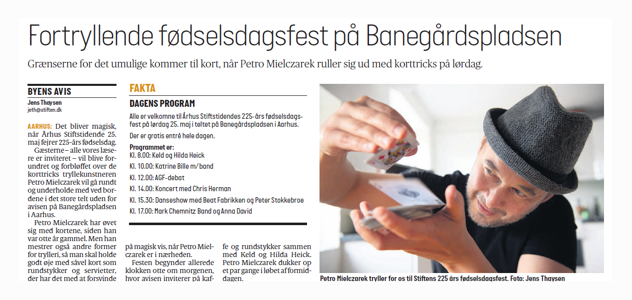 Fortryllende fødselsdagsfest artikel