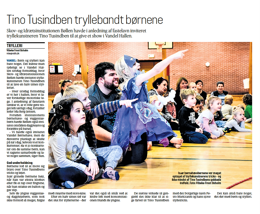 Tino Tusindben tryllenandt børnene